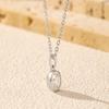 MODIAN 1CT Oval Bezel D Moissanite Necklaces 925 Silver Luxury Wedding Pendant Necklace For Women Fine Jewelry