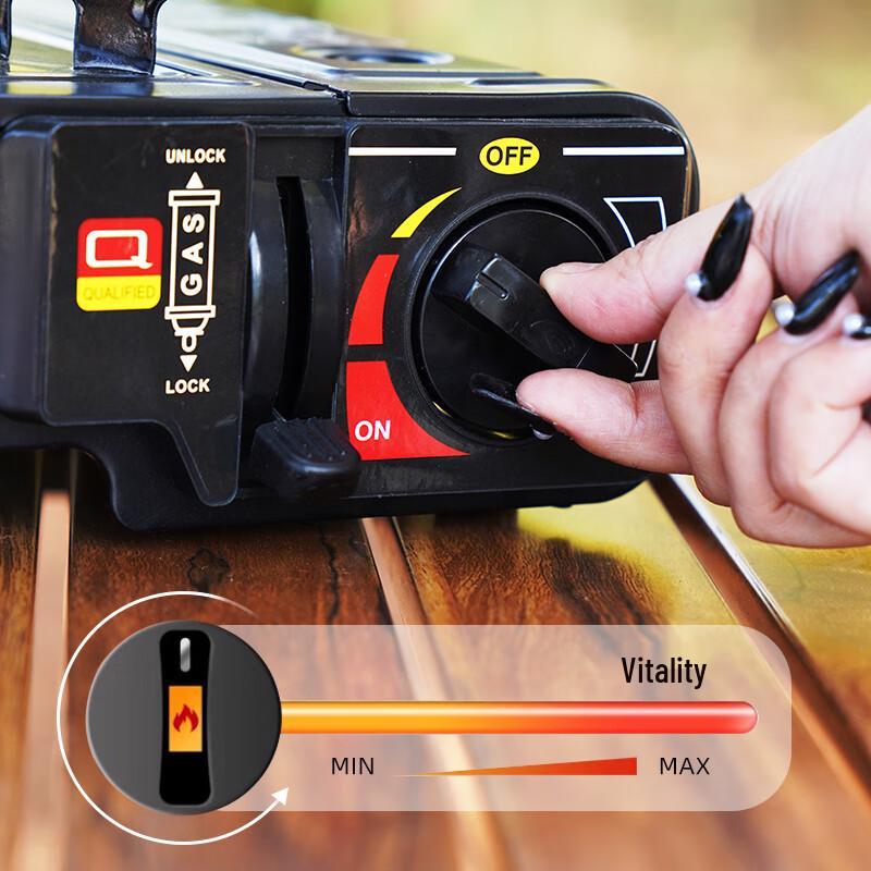 Улучшенный набор походной плиты с безопасным картриджем