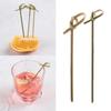 100pcs Bar Tool Bamboo Knot Disposable Bamboo Knot Skewers Household Fruit Forks