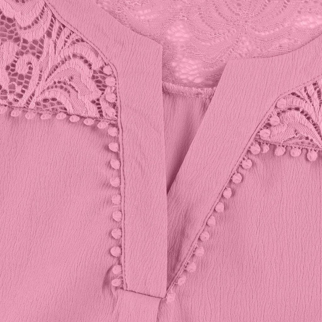 Рубашки с коротким рукавом для женщин, кружевные лоскутные футболки, блузки, повседневные базовые топы, пуловеры