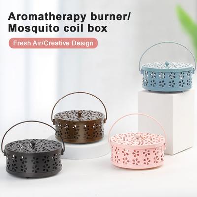 Прочный, большой емкости для хранения, термостойкий винтажный держатель в форме лепестка цветка, держатель спирали от комаров, контейнер для ежедневного использования