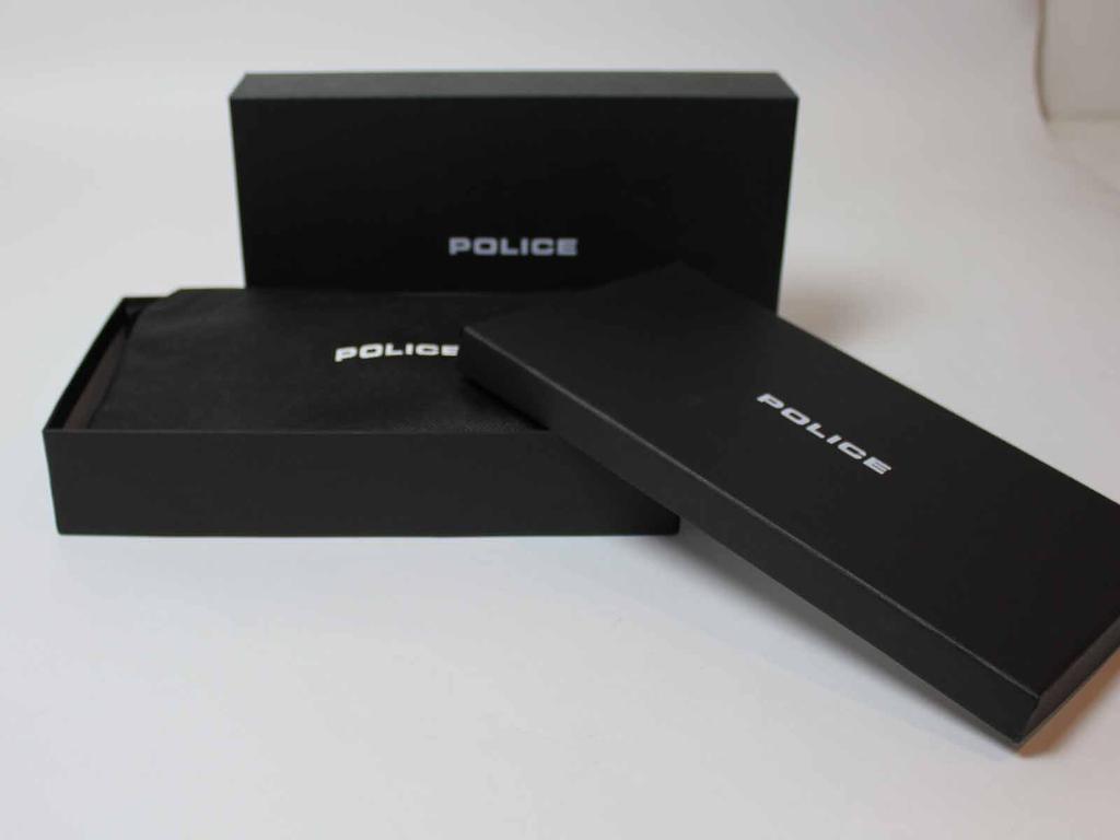 Полицейский многофункциональный кожаный длинный кошелек с солнцезащитными очками итальянского бренда (Д.Браун)