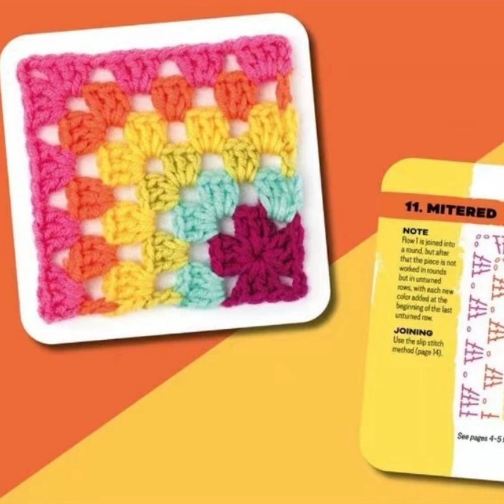 Колода карт «Бабушкин квадрат»,: 50 карточек с дизайнами «смешай и сочетай»