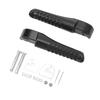 2Pcs Front Foot Peg Bracket Left And Right Black Footrest Holder Replacement For Coleman