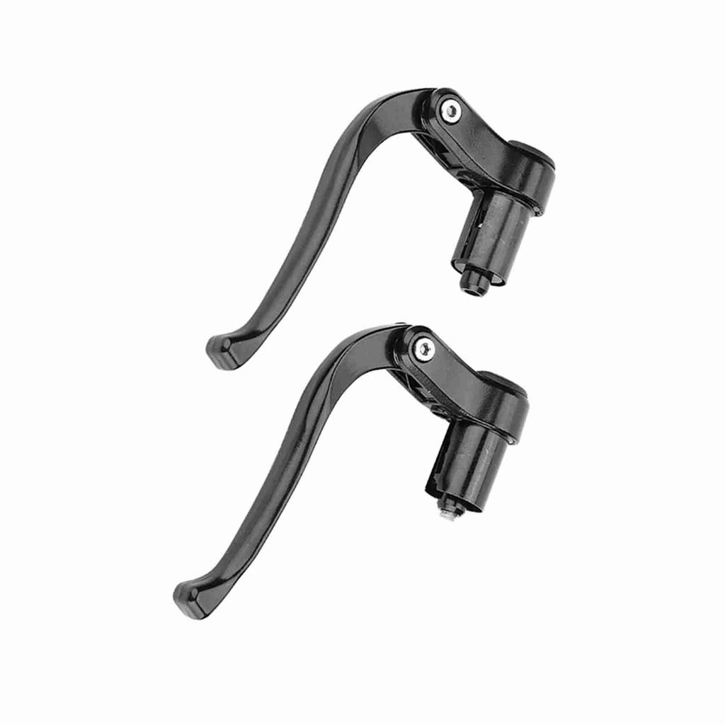 Уровень тормоза Фиксированная передача Складной велосипед Руль Велосипедный аксессуар (черный)