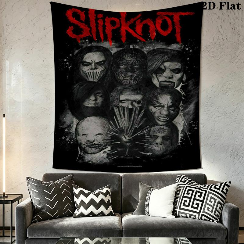 Slipknot Masters Tapestry Wallmounted Fashion Print Christmas Gift Wall Decoration Background Cloth