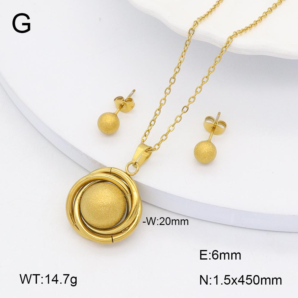 Stainless Steel Gold Flower Set Women 4pcs Necklace Earrings Bracelet Ring Cubic Zirconia Luxury Wedding Party Anniversary Gift