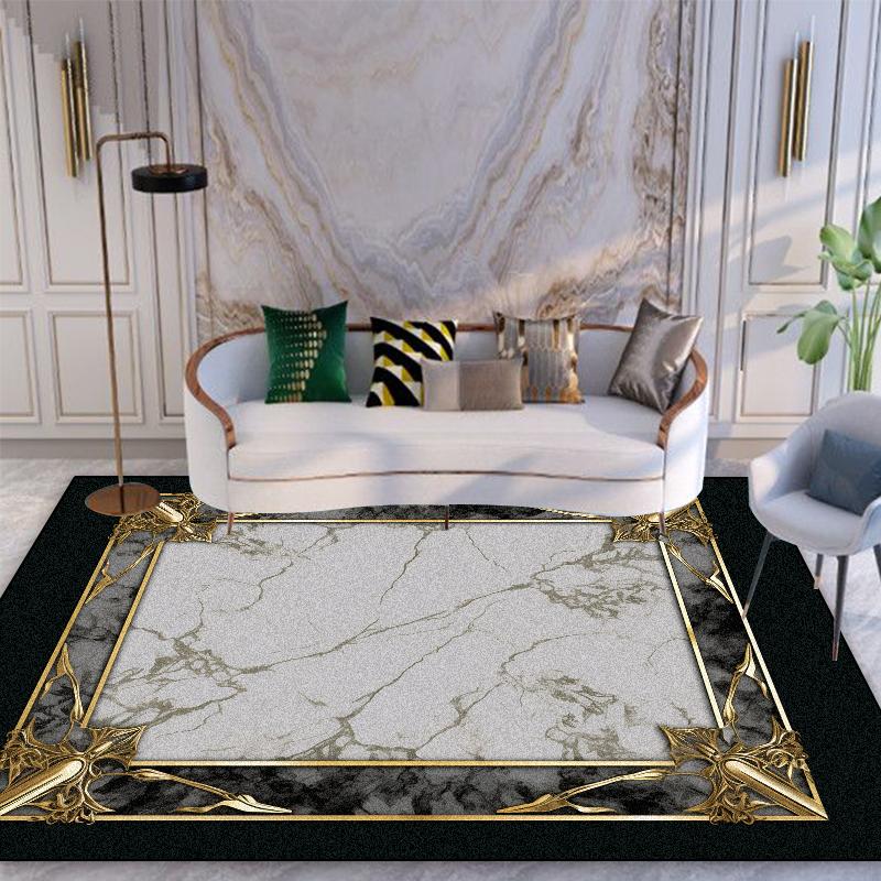 Современные ковры для украшения гостиной, роскошная диванная зона, кофейный столик, нескользящий коврик для пола, дом, спальня, гардеробная, прихожая, мягкие ковры