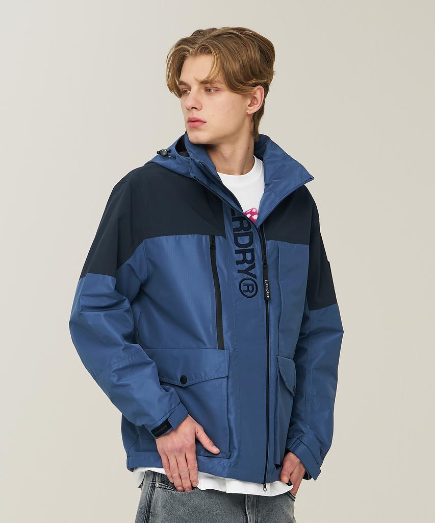 Ветровка Superdry Signature Темно-синий