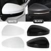 Gloss Black/White Car Door Wing Mirror Cover Cap For VW Tiguan 2017 2018      Tayron  Car Accessories