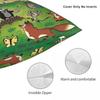 The Little Mole Cartoon Animal Printed Pillowcase Cushion Cover Throw Pillow Cover New Style Bedroom Decor Square Multiple Sizes