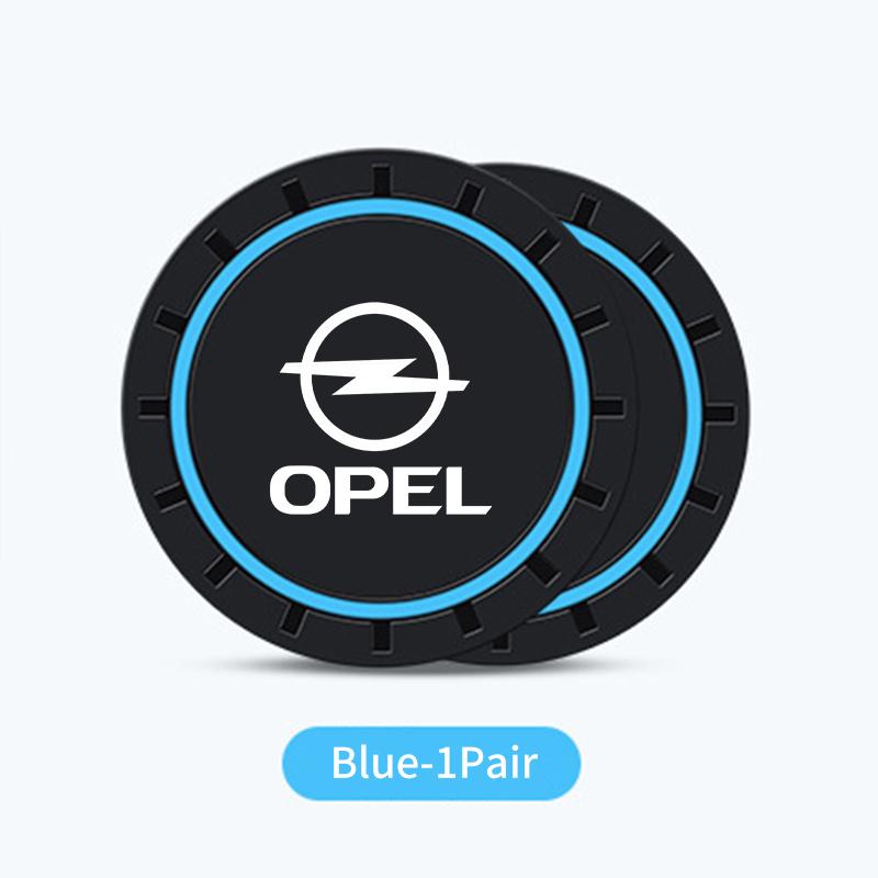 2pcs Silica Gel Car Coaster Water Cup Holder Anti Slip Pad Mat For Opel Corsa Astra H G J Insignia Vectra Zafira Meriva Hj3