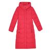 Winter New Extended Cotton-padded Clothes Ladies Fashion Hooded Cotton-padded Jacket Coat.