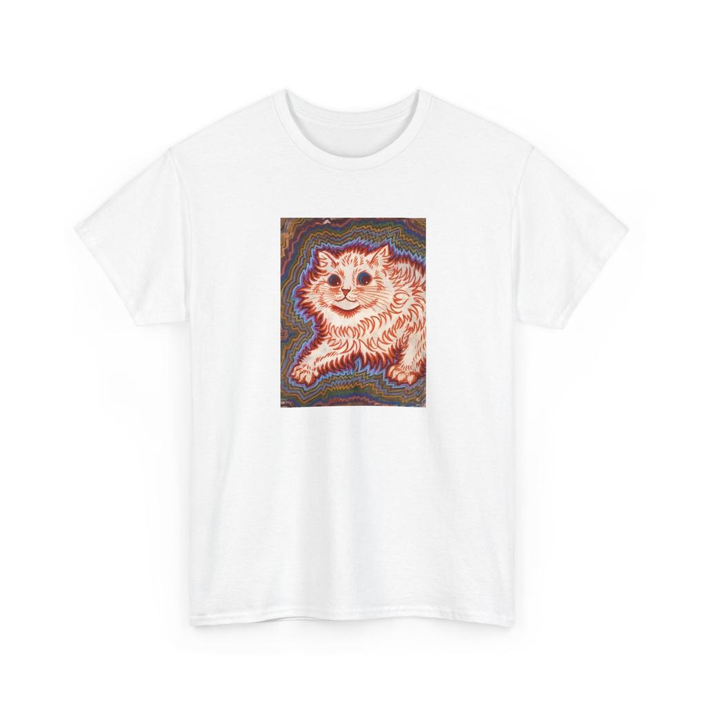 louis wain psychedelic cat tshirt