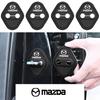 4Pcs Car Door Lock Buckle Silicone Protective Cover for Mazda 2 3 5 6 Axela Atenza Speed 6 CX-3 CX-4 CX 5 CX-7 CX-8 CX-9 Demio nn1