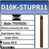 Расточная оправка ЧПУ D12M-STUPR09: Ударопрочный пружинный стальной зажимной инструмент для станка с внутренним диаметром, 95°, с большой ручкой