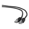 Cordon De Raccordement RJ-45 (M) Pour RJ-45 (M) 50 Cm UTP CAT 6 Moulé, Bloqué Noir - GEMBIRD
