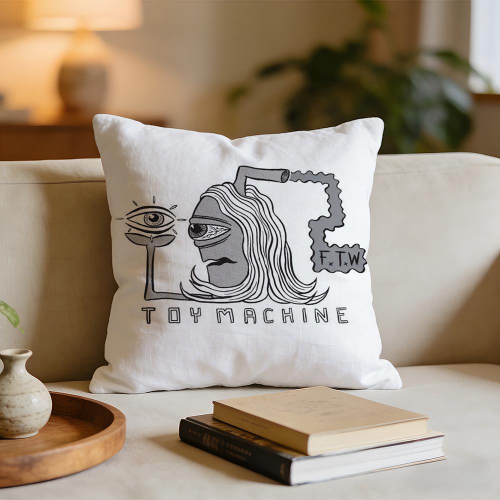 TToy MMachineS SSkateS Cushion Cover Short plush pillowcase for bed sofa carwashable