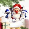 Creative Christmas Wall Breaking Claus Gift Box For Bedroom, Living Room, And Entryway Home Decoration Wall Stickers