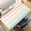 Mousepad Pink Kawaii Fruits Cake Pattern Large Table Mat Aesthetics Lock-edge Gaming Keyboard Carpet Extended Nonslip Office Rug