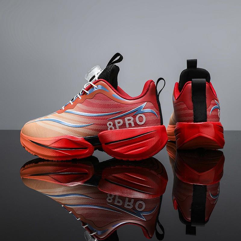 Youth style shoes Boys Waterproof Running Shoes With Rotating Buckle Lightweight Cushioned Sneakers Kids Outdoor Indoor Sports
