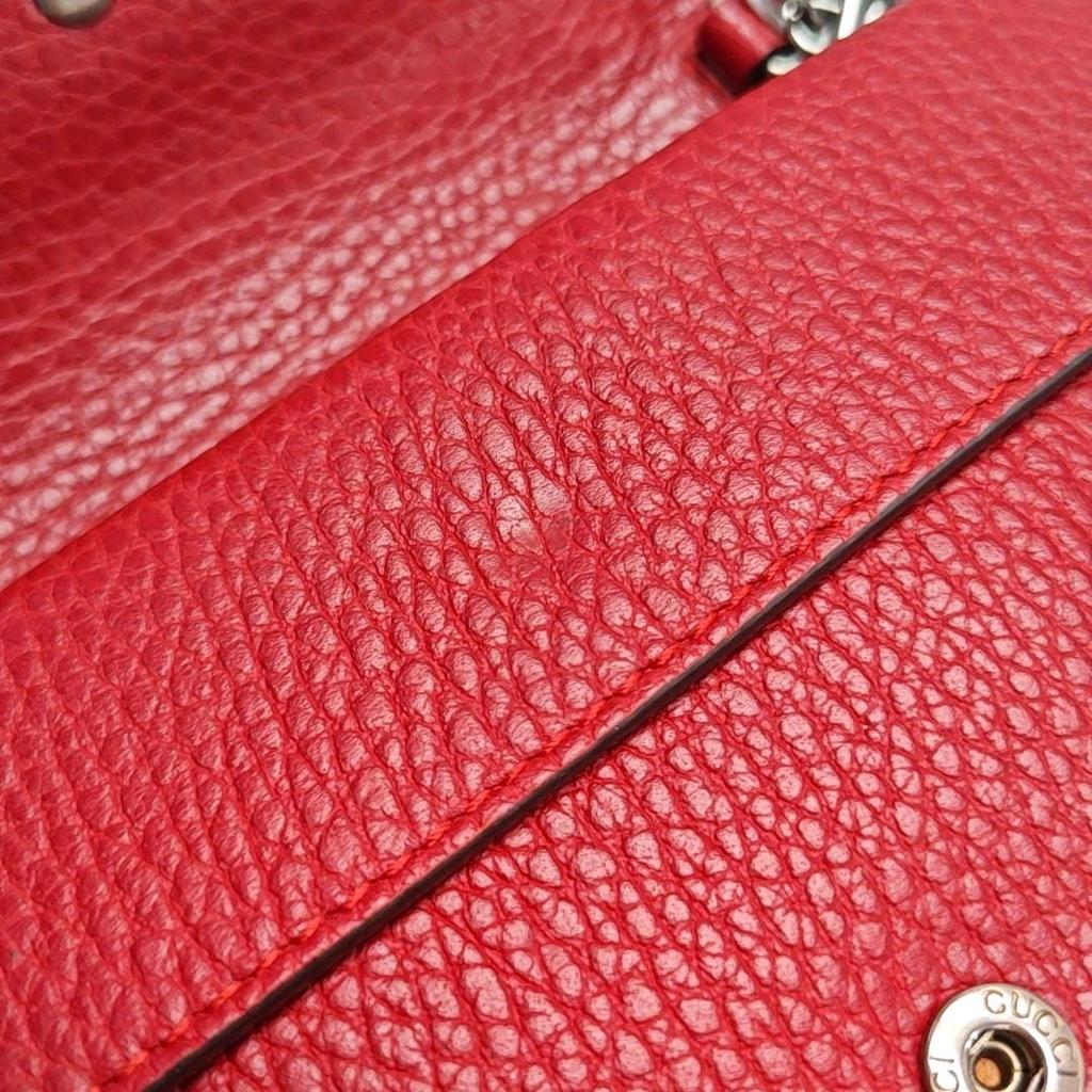 [Pre-Owned] Dionysus Tiger Head Buckle Chain Leather Crossbody Shoulder Bag - Excellent #13W2HN2