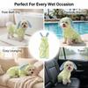 Super Absorbent Dog Hooded Bathrobe Coral Fleece Warm Dog Bath Towels Soft Adjustable Pet Quick Drying Towel Swimming