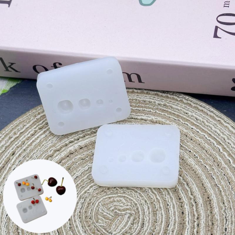 Мини Силиконовая Форма для Вишни Термостойкая для Любителей Выпечки DIY Смола Глина Шоколад Украшение Торта Поделки
