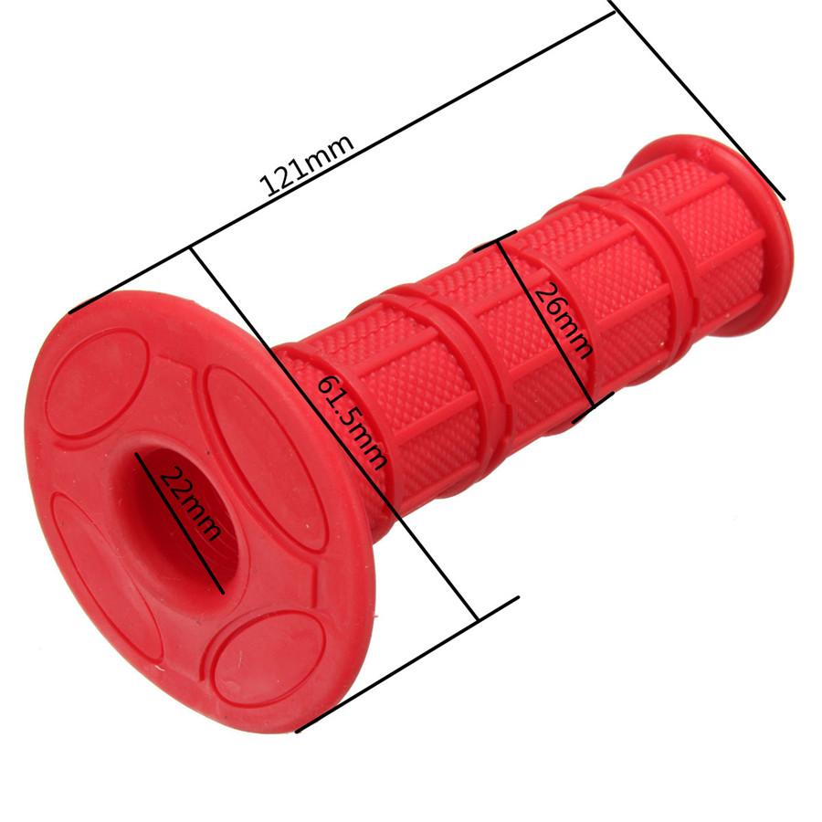 Пара 7/8" 22мм 50-250CC Мотоцикл Кроссовый мотоцикл Квадроцикл Ручки руля с тросом газа