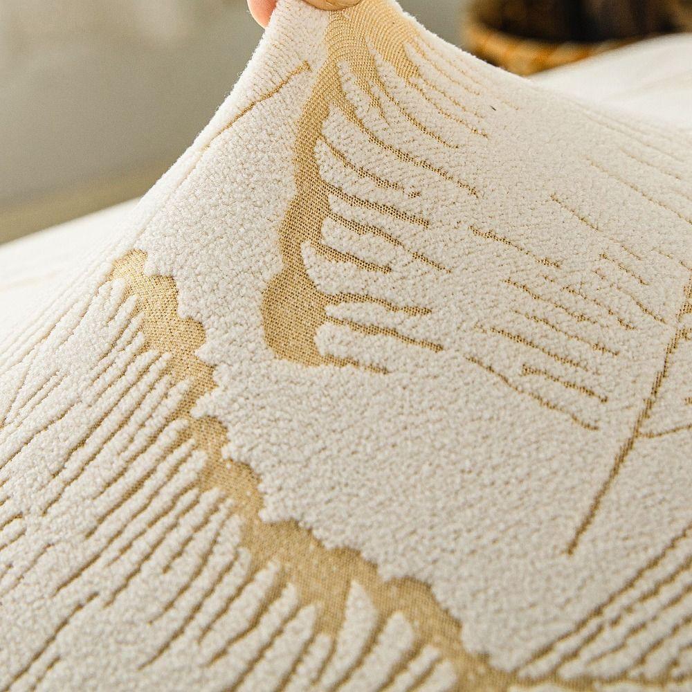 Printed Armless Chair Cover Washable Furniture Protector Cover Durable Single Sofa Slipcover