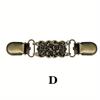 Vintage Hollow Flower Collar Clip Shawl Connection Buckle Women's Sweater Clip Lace Geometric Vintage Hollow Flower