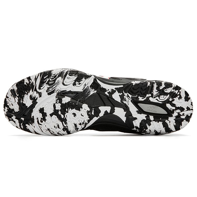 Mizuno Wave Medal 6 Амортизирующие Нескользящие Низкие Кроссовки для Настольного Тенниса Унисекс Обувь Черный Белый Красный 81GA191519