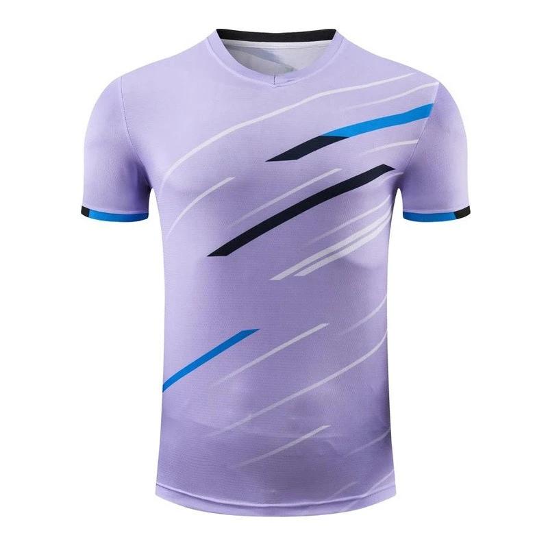 Men's Training Sports Striped Shirt Top Quick Drying Short Sleeved Gym Running Fitness Round Neck T-shirt Men's Style