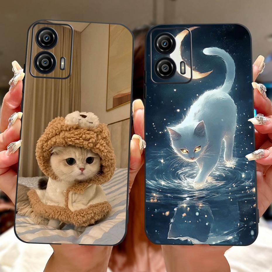 Cute Painting Phone Case For Motorola Moto G53 G73 Soft Silicone TPU Back Cover For MOTO G53 G73 5G Cases Bumpers