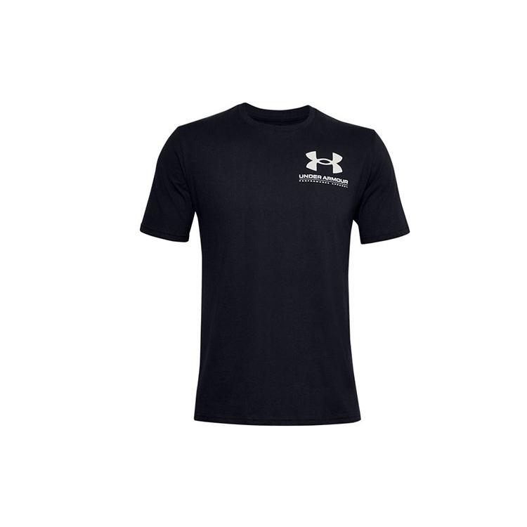 Under Armour Мужская футболка с втачным рукавом Черная 1357174-001