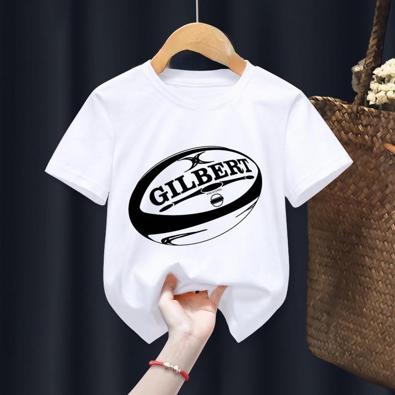 funny kids tshirts Rugby Funny Boys Girls Tshirts Kid Children Anime Gift Present Little Baby Harajuku shirt ClothesDrop Ship