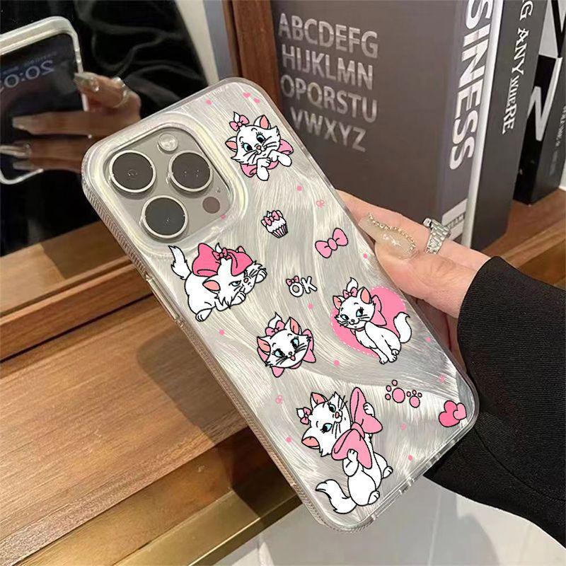Ins бант Мэри кошка iPhone11promax Apple 11 чехол для мобильного телефона 11 большое отверстие 11 нить из перьев 11