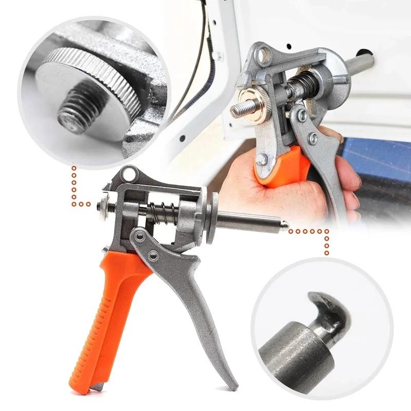 Не оставляющий следов ремонт вмятин, суппорт с плоским отверстием, зажим из листового металла, плоскогубцы для обрезки кромок, инструменты для ремонта вмятин автомобиля, инструменты для обслуживания, аксессуары