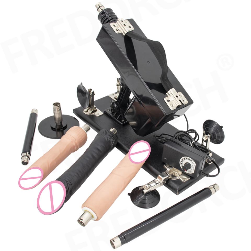 Новая деликатная секс-машина Игрушки для взрослых Машина для вставки Машина для толкания с дилдо для пар Секс-игра