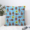 Good Night George C-Curious Monkey Pillow Case Plush Fabric Soft Pillowcase Double Sided Print Cushion Cover Throw Pillow Cover