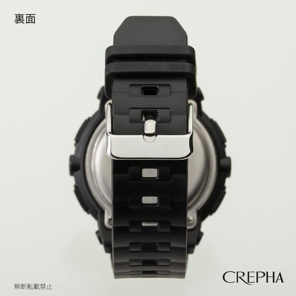 [Klefa] Цифровые мужские часы с солнечной батареей и уретановым ремешком, черные TE-D192-BK