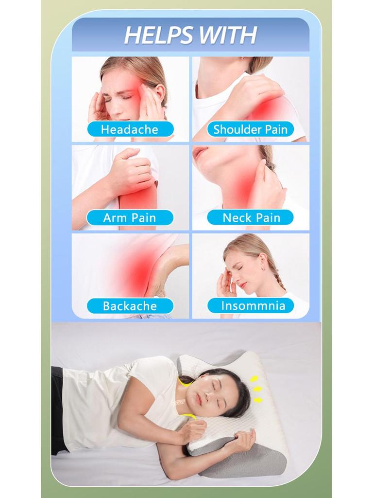 Подушка-подголовник из пены с эффектом памяти с медленным восстановлением для путешествий