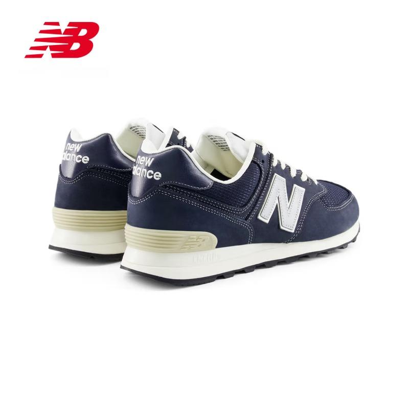 NEW BALANCE Мужские и женские Весенние Стильные Ретро Легкие Удобные Сетчатые Дышащие Спортивные и Повседневные Кроссовки U574BG2