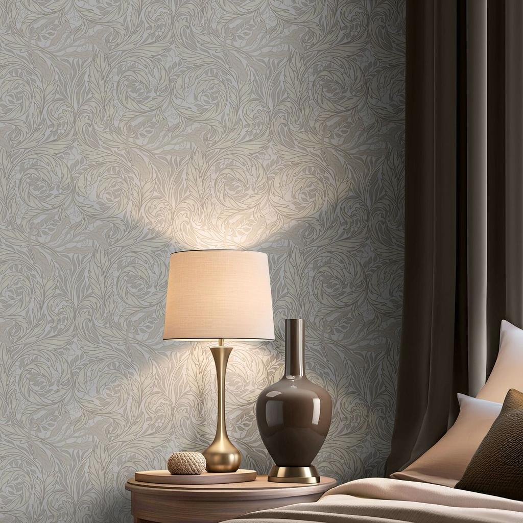 Muriva Vale Leaf Wallpaper