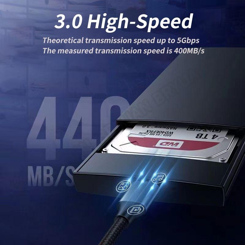 Кабель USB 3.0 - Micro B для жесткого диска, скорость передачи данных 5 Гбит/с, кабель для быстрой зарядки для Samsung Toshiba WD Seagate HDD SSD, кабель Micro B