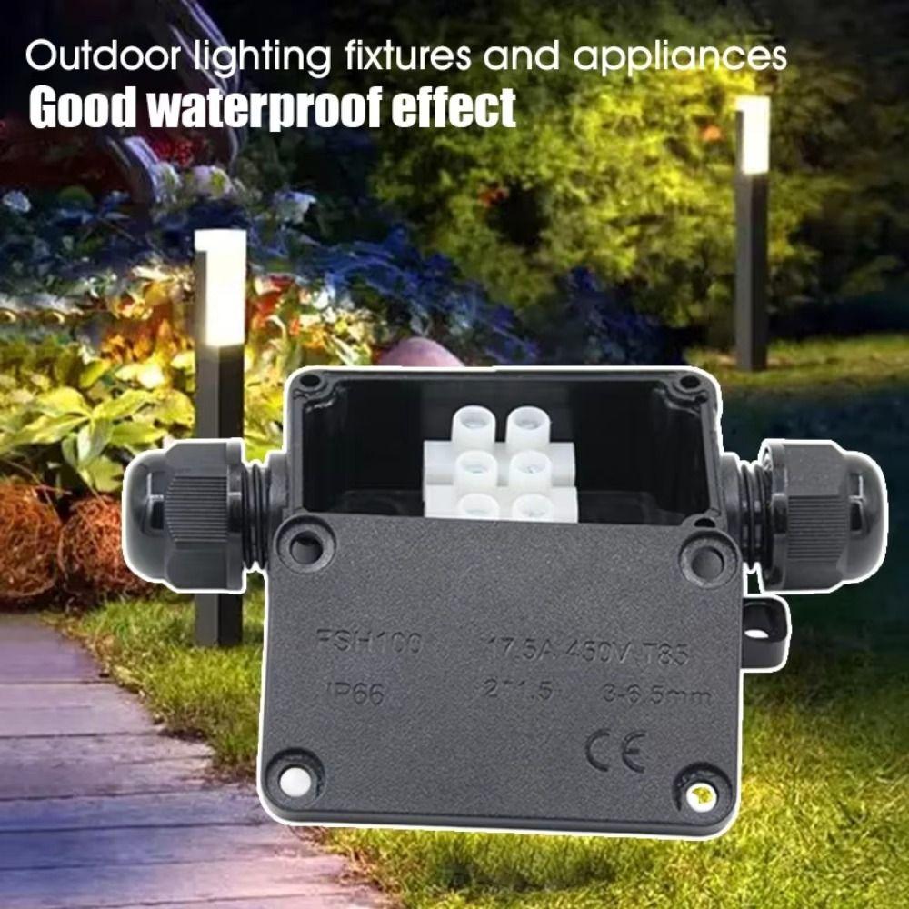 2-Way 3-Way Sealed Junction Box Waterproof Electrical Cable Box IP66 Junction Box Garden Projects