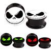 Alisouy 2pcs Acrylic Ear Plugs and Tunnels Ear Piercing Earrings Screw Flesh Ear Gauge Tunnel Ear Plug Stretchers Body Jewelry
