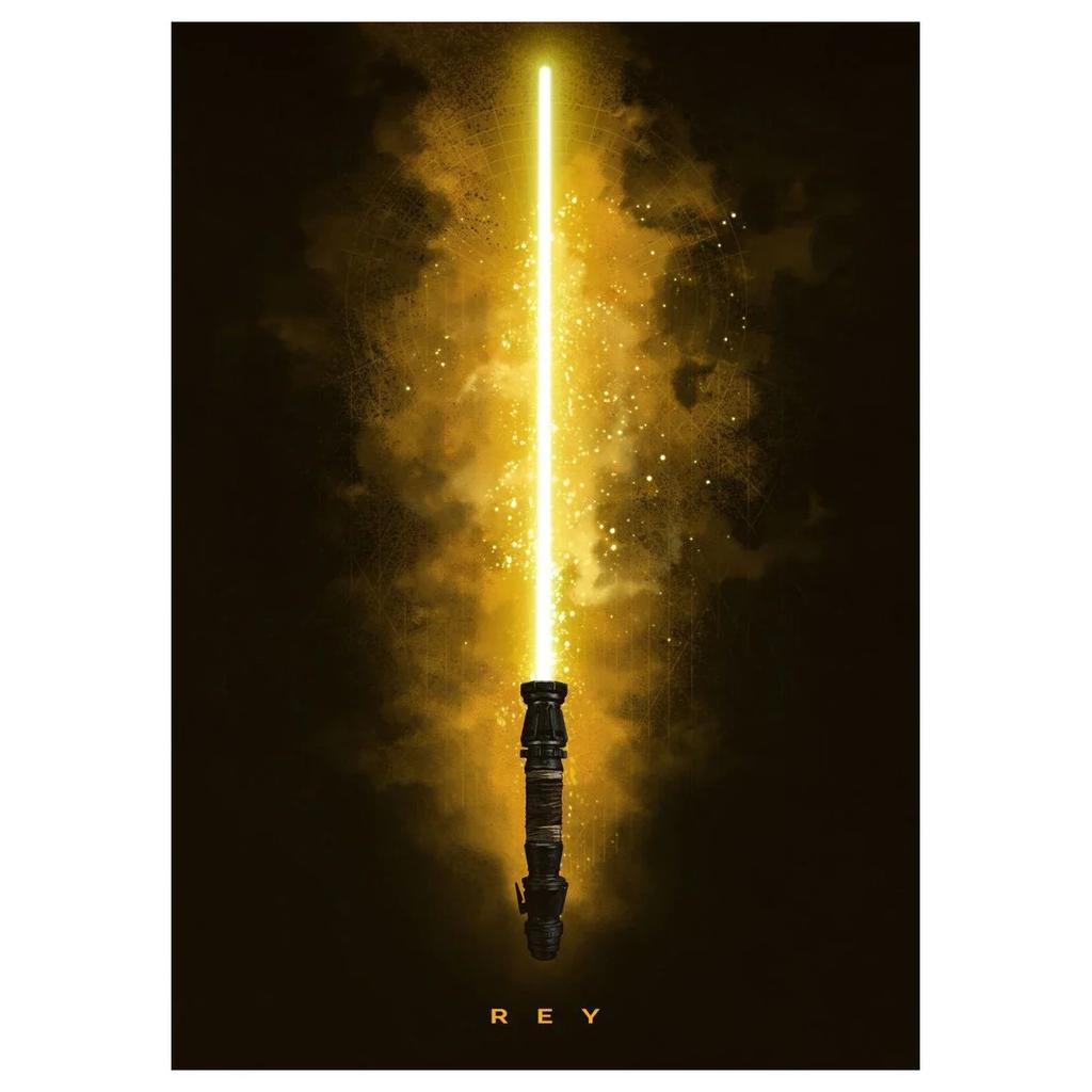 Постер к фильму Звёздные войны Домашнее украшение Световой меч Холст Принт Картина Настенное искусство Картины для декора игровой комнаты Cuadros
