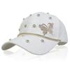 Summer Jacquard Baseball Hat for Women, Bling Rhinestone Butterfly Ornament Cap, Adjustable Sun‑Protection Casual Travel Visor Hat