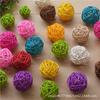 5cm White Rattan Wicker Ball for Decorative Ikebana, Aromatherapy, and Home String Curtains